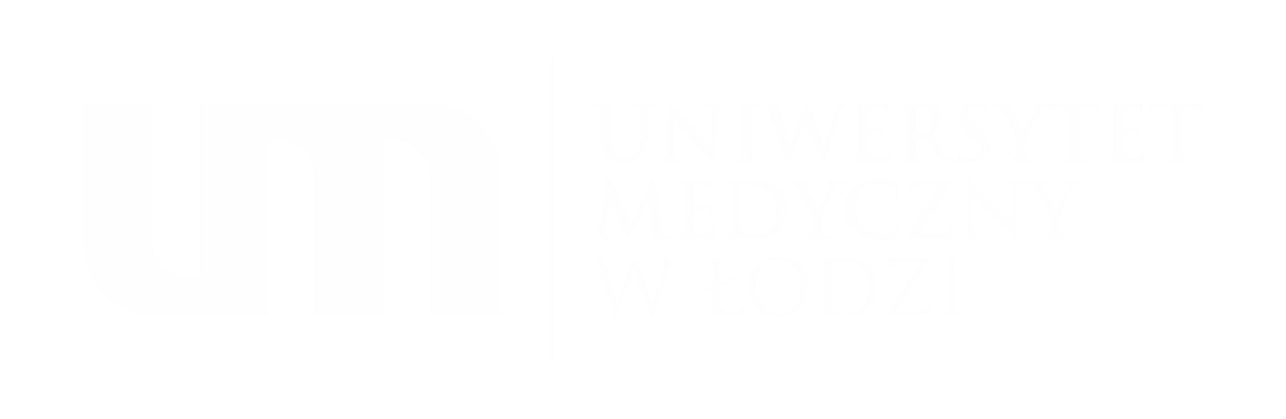 Logo UM białe
